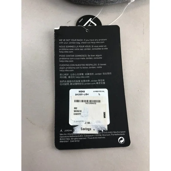 NEW NIKE AIR JORDAN JUMPMAN BACKPACK GRAY 13"LAPTOP STORAGE BLACK SCHOOL BAG - Picture 13 of 14